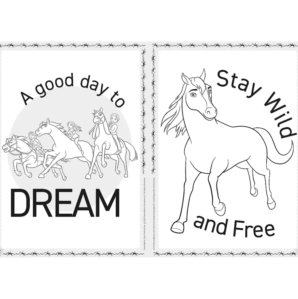 Książka aktywizująca Spirit, kolorowanka