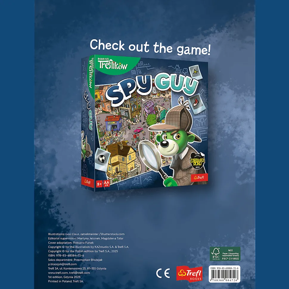 Książka aktywizująca Spy Guy, szukaj i znajdź
