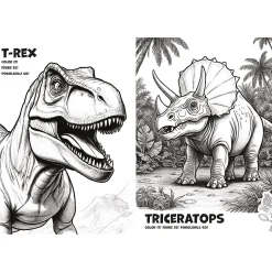 Książka aktywizująca Spy Guy Dino, kolorowanka