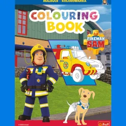Książka aktywizująca Strażak Sam, kolorowanka