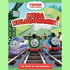 Książka aktywizująca Tomek i przyjaciele, mega kolorowanka