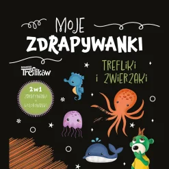 Książka aktywizująca Trefliki i zwierzaki. Moje zdrapywanki