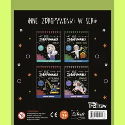 Książka aktywizująca Trefliki i zwierzaki. Moje zdrapywanki