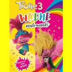 Książka aktywizująca Trolls, malowanka wodna