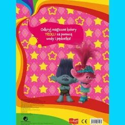 Książka aktywizująca Trolls, malowanka wodna