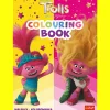 Książka aktywizująca Trolls, kolorowanka