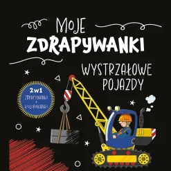 Książka aktywizująca Wystrzałowe pojazdy. Moje zdrapywanki