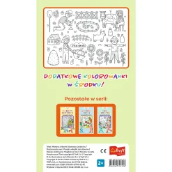 Książka aktywizująca Życie na wsi. Kolorowanka XXL. Bobaski i Miś