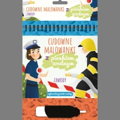 Książka aktywizująca Zawody. Cudowne malowanki z pisakiem wodnym