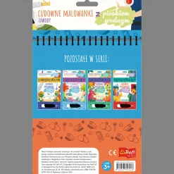 Książka aktywizująca Zawody. Cudowne malowanki z pisakiem wodnym