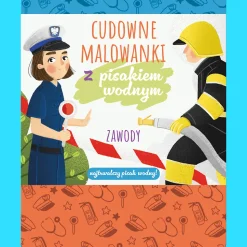 Książka aktywizująca Zawody. Cudowne malowanki z pisakiem wodnym