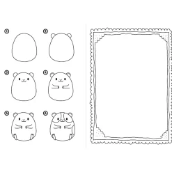 Książka aktywizująca Zwierzęta, nauka rysowania