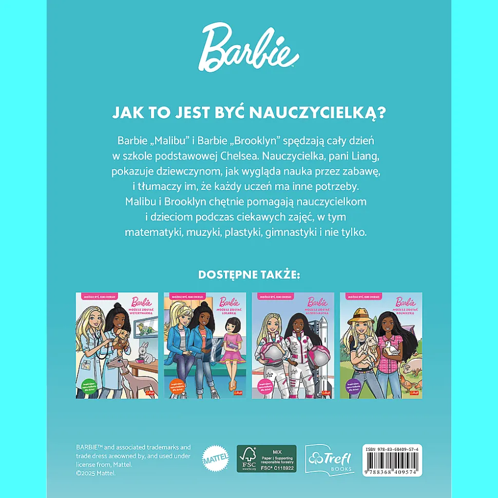 Książka Barbie, Możesz zostać nauczycielką