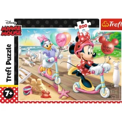 Minnie na plaży