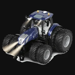 New Holland T7.315 z kołami bliźniaczymi i aplikacją sterującą