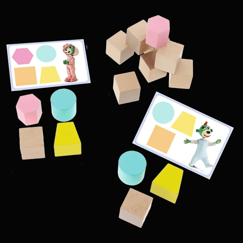 O!Klocki Pasowanki Baby - Bobaski i Miś