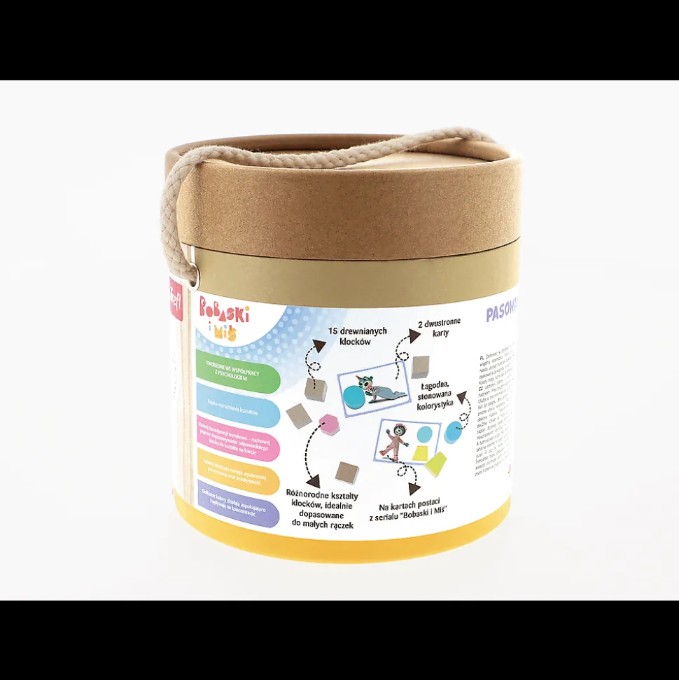 O!Klocki Pasowanki Baby - Bobaski i Miś