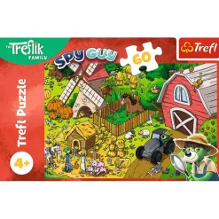 Puzzle 60 el. - Trefliki na farmie
