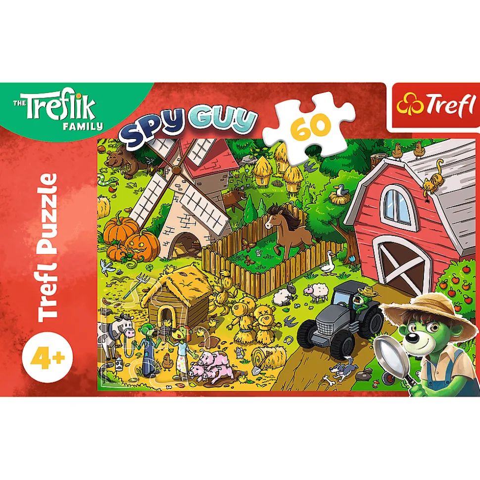 Puzzle 60 el. - Trefliki na farmie