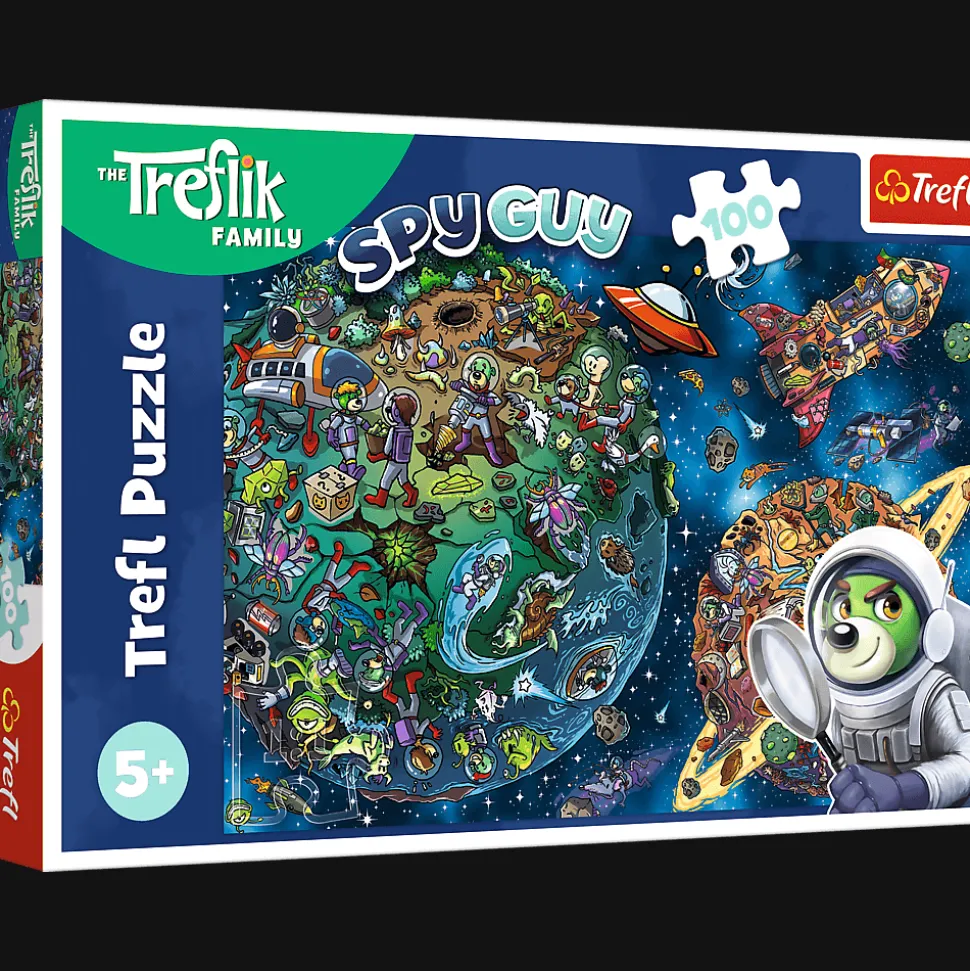 Puzzle 100 el. - Trefliki w Kosmosie, Rodzina Treflików