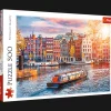 Puzzle 500 el. Amsterdam, Holandia
