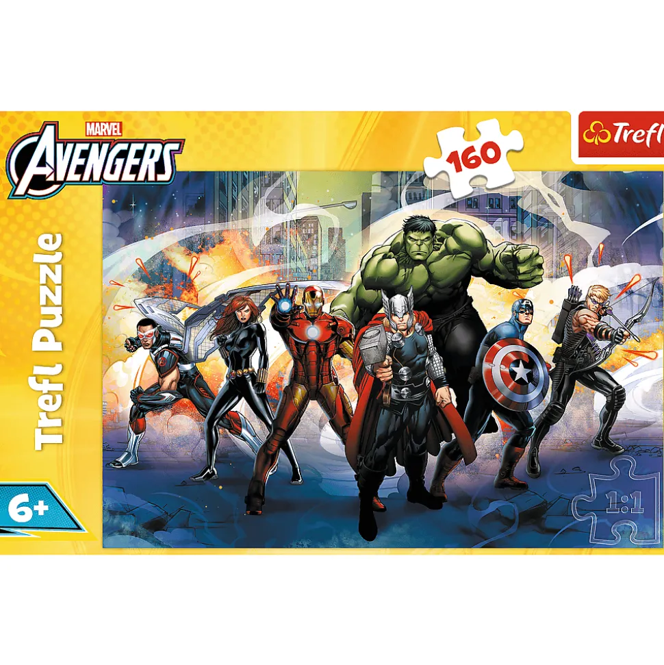 Puzzle 160 el. Avengers, Supermoce