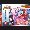 Puzzle 60 el. Bohaterska przygoda, Spidey