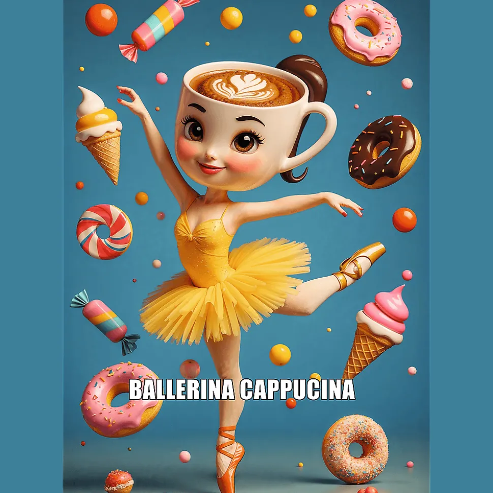 Puzzle 200 el. BrainRots, Ballerina Cappuccina