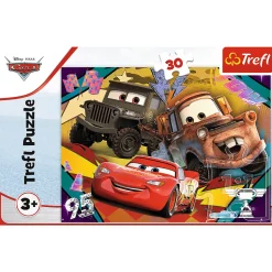 Puzzle 30 el. Cars Rozpędzone samochody