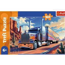 Puzzle 160 el. Ciężarówka w trasie