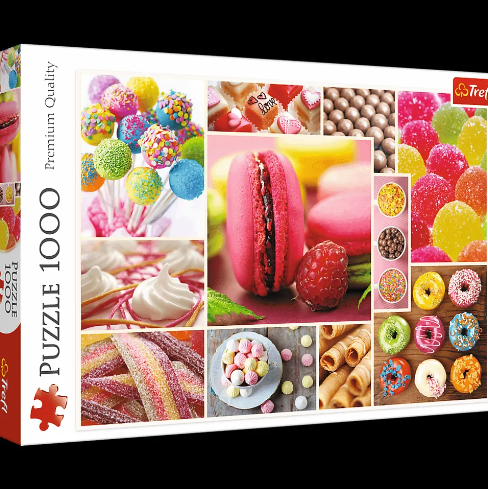 Puzzle 1000 el. Cukierki - kolaż