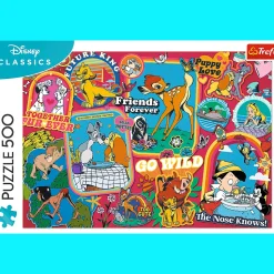 Puzzle 500 el. Disney Na przestrzeni lat