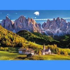 Puzzle 1500 el. Dolina Val di Funes, Dolomity, Włochy