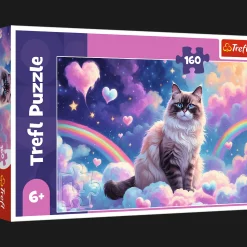 Puzzle 160 el. Domowy kotek