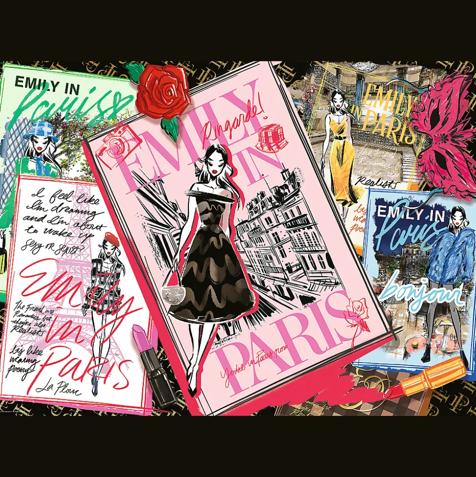 Puzzle 1000 el. Emily w Paryżu, Magazyn Mody