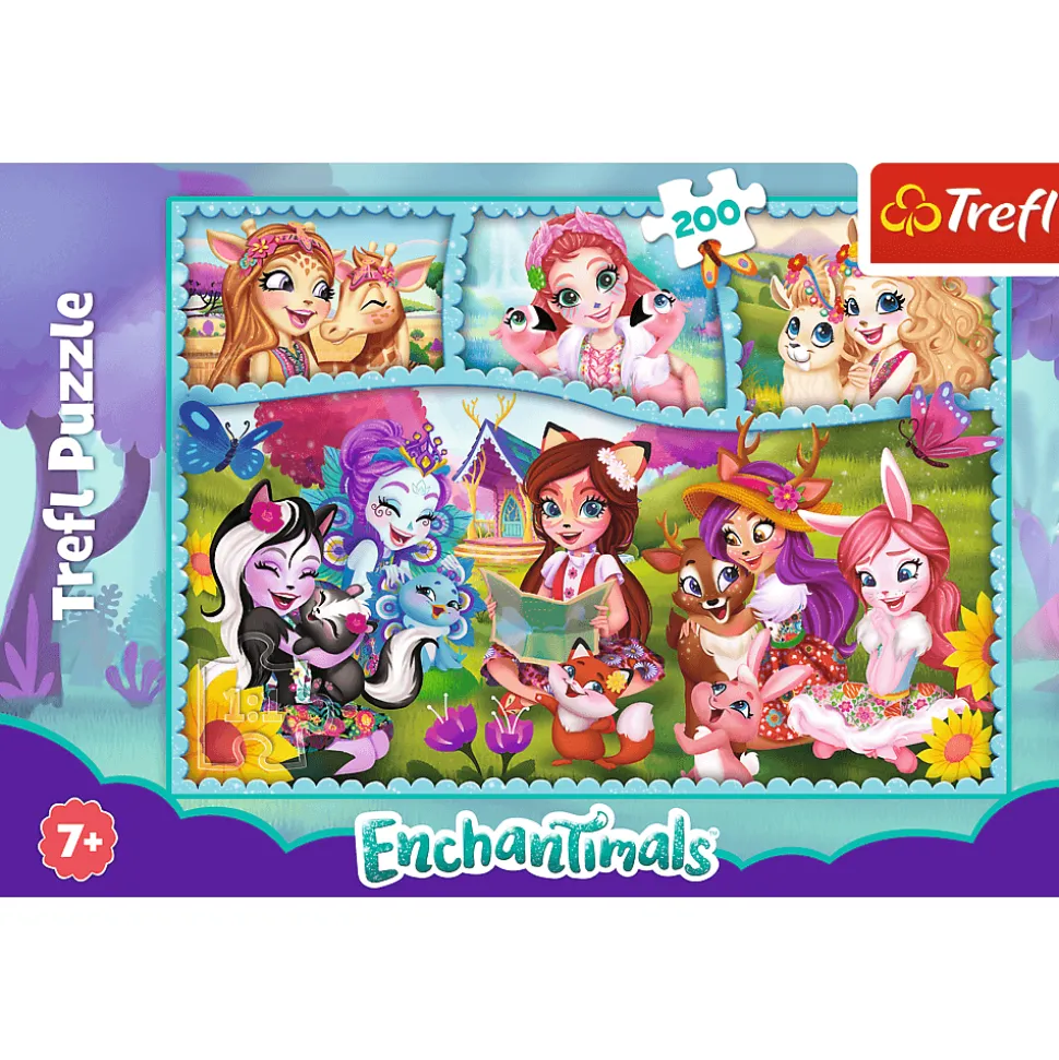 Puzzle 200 el. Enchantimals Niezwykły świat Enchantimals
