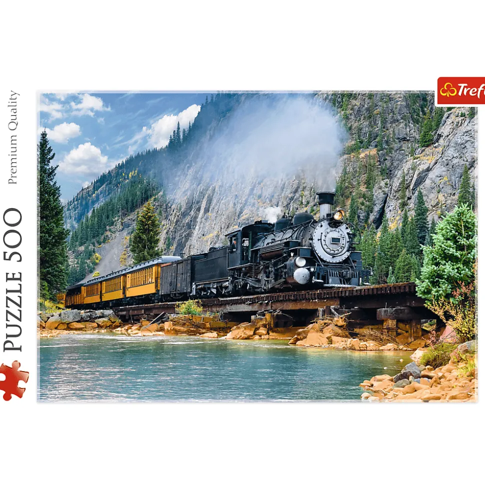 Puzzle 500 el. Górski pociąg