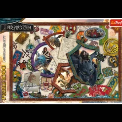 Puzzle 1000 el. Jak wytresować Smoka, Bohaterowie