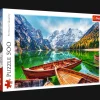 Puzzle 500 el. Jezioro Braies, Włochy