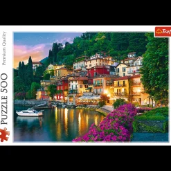 Puzzle 500 el. Jezioro Como, Włochy