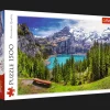 Puzzle 1500 el. Jezioro Oeschinen, Alpy, Szwajcaria