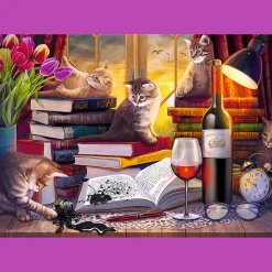 Puzzle 2000 el. Koci wieczór