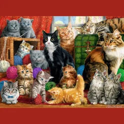 Puzzle 1000 el. Kocie spotkanie