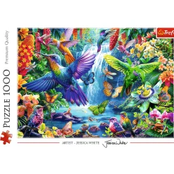 Puzzle 1000 el. Kolibry w tropikach