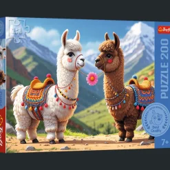 Puzzle 200 el. Kolorowe lamy