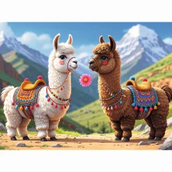 Puzzle 200 el. Kolorowe lamy