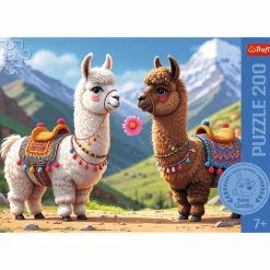 Puzzle 200 el. Kolorowe lamy