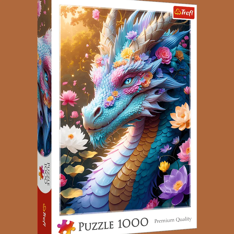 Puzzle 1000 el. Kolorowy Smok