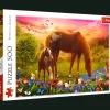 Puzzle 500 el. Konie na łące