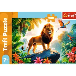 Puzzle 200 el. Król dżungli